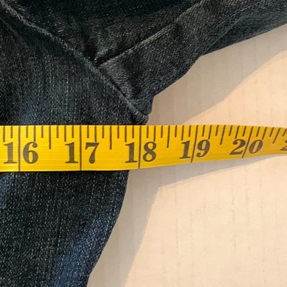 Contrast Womens Blue Denim Jean Jacket Button Closer Size Small - Picture 9 of 12